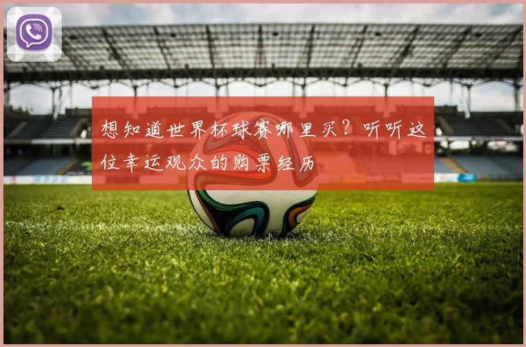 想知道世界杯球赛哪里买？听听这位幸运观众的购票经历